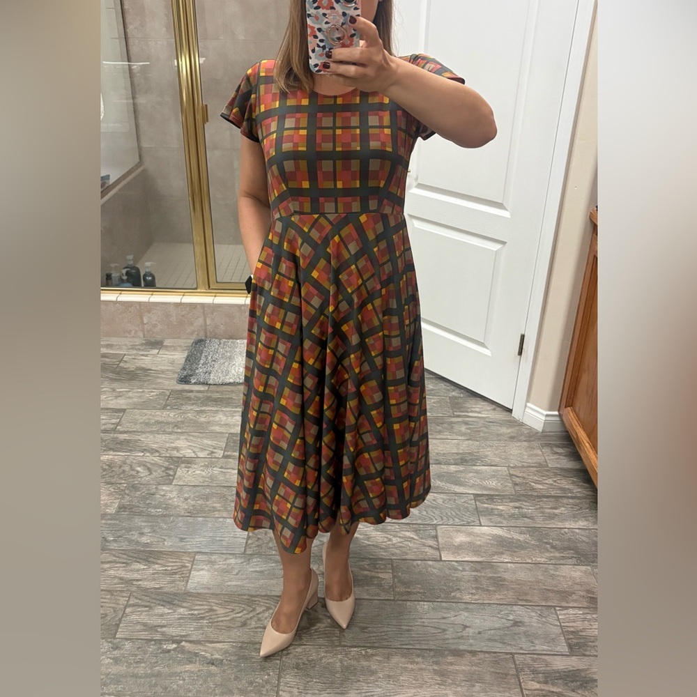 Plaid Karina Emily Dress